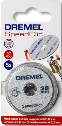 Металлические отрезные круги DREMEL 2.615.S45.6JC