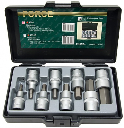 Набор шестигранников FORCE 4091S