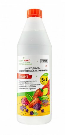 Удобрение для ягодных и декоративных кустарников Растимакс ГИГАНТ RP1Я 1л.  