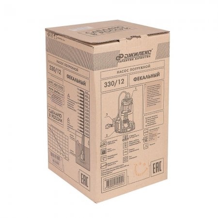Насос погружной ДЖИЛЕКС "ФЕКАЛЬНИК" 330/12 5402 - Фото 3 Насос погружной ДЖИЛЕКС "ФЕКАЛЬНИК" 330/12 5402 - Фото 3