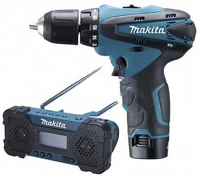 Аккумуляторня дрель Makita DF330D + радио Makita MR051 - Фото 1