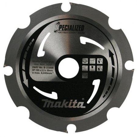 Диск пильный Makita B-31544, 190*30*2,3мм