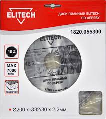 Диск пильный ELITECH 1820.055300