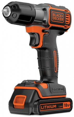 Аккумуляторная дрель-шуруповерт Black&Decker ASD18KB-QW Autosence