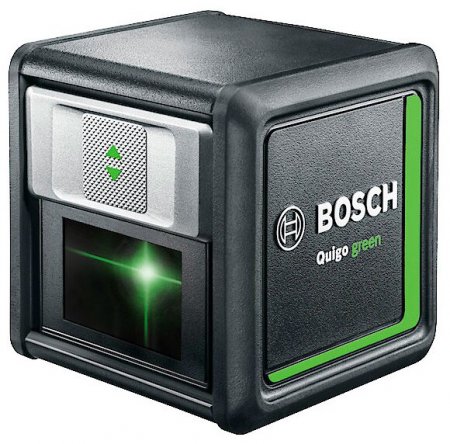 Уровень лазерный самовыравнивающийся BOSCH 0.603.663.C00 Quigo green  - Фото 1