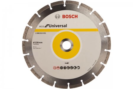 Алмазный диск BOSCH 2.608.615.031 ECO Universal 230-22,23 - Фото 1