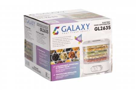 Электросушилка для овощей и фруктов Galaxy GL 2635 - Фото 2