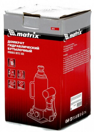 Домкрат гидравлический бутылочный MATRIX 50767 - Фото 2