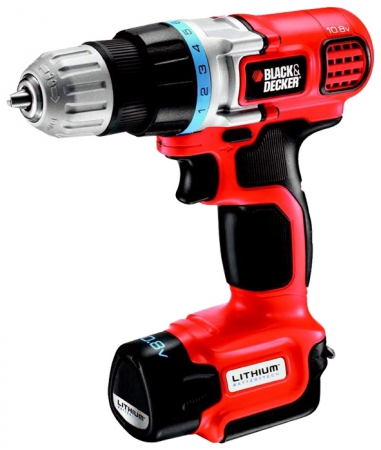 Аккумуляторная дрель Black&Decker EGBL 108 K-QW