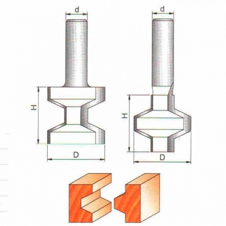 Набор фрез для сращивания GLOBUS 3511 Set