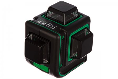 Построитель лазерных плоскостей (лазерный уровень) ADA Cube 3-360 GREEN Basic Edition А00560 - Фото 3