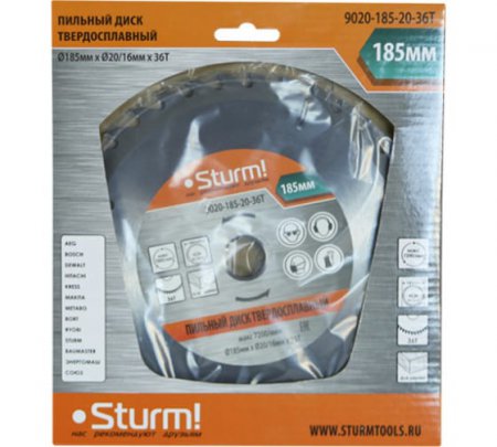 Пильный диск STURM 9020-185-20-36T - Фото 2