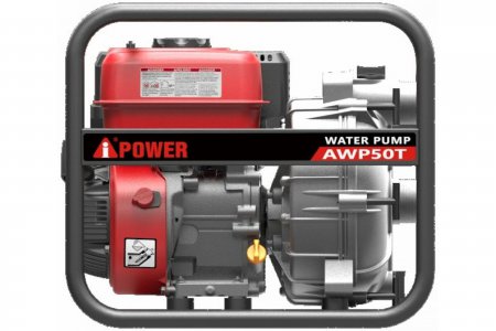 Мотопомпа бензиновая для грязной воды A-iPower AWP50T - Фото 1