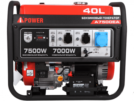 Бензиновый генератор A-iPower A7500EA - Фото 3