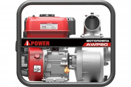 Мотопомпа бензиновая для чистой воды A-iPower AWP80 - Фото 3