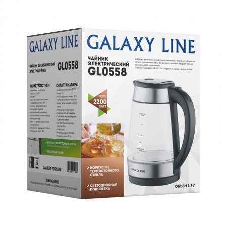 Чайник электрический Galaxy LINE GL 0558 - Фото 3