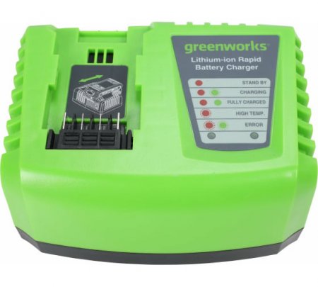 Зарядное устройство GREENWORKS G40UC5 2945107 - Фото 4