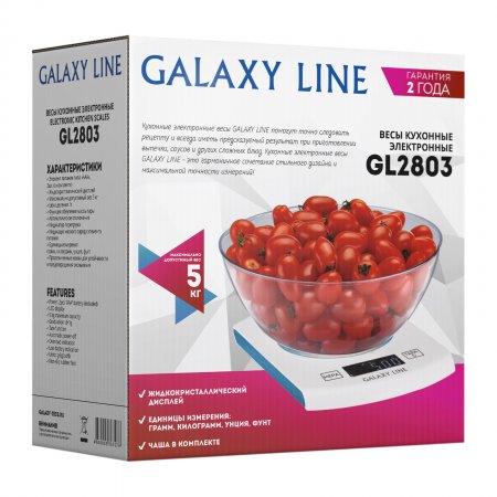 Весы кухонные электронные Galaxy GL 2803 - Фото 2