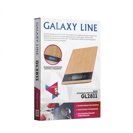 Весы кухонные электронные Galaxy LINE GL 2811 - Фото 2
