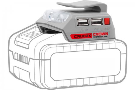 Универсальное зарядное устройство CROWN CAU02X - Фото 2