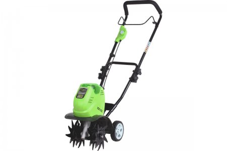 Культиватор аккумуляторный GREENWORKS G40TLK4 (27087VB) - Фото 1