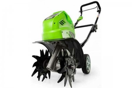 Культиватор аккумуляторный GREENWORKS G40TLK4 (27087VB) - Фото 4