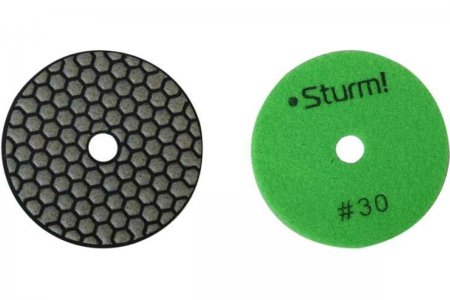 Алмазный гибкий шлифовальный круг STURM 9012-D100-30