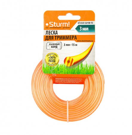 Леска для триммера STURM GT3535-3.0-0A-15