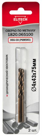 Сверло ELITECH 1820.065100