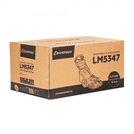 Газонокосилка бензиновая CHAMPION LM5347 - Фото 14