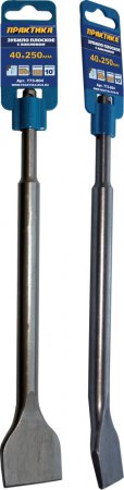 Зубило SDS-plus ПРАКТИКА плоское 40 х 250 мм, наклон
