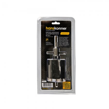 Коронка алмазная Hanskonner H9018-SDS-D72 - Фото 4