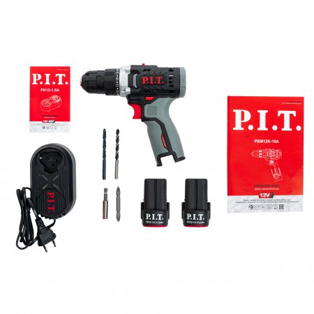 Дрель аккумуляторная P.I.T. X-DRIVER PBM12K-10A/2 - Фото 3
