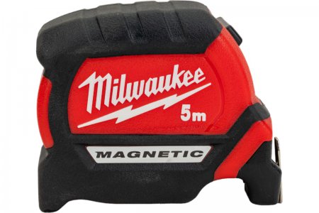 Milwaukee 4932464599 Рулетка магнитная PREMIUM MAGNETIC GEN III 5м (ширина полотна 27мм) - Фото 1