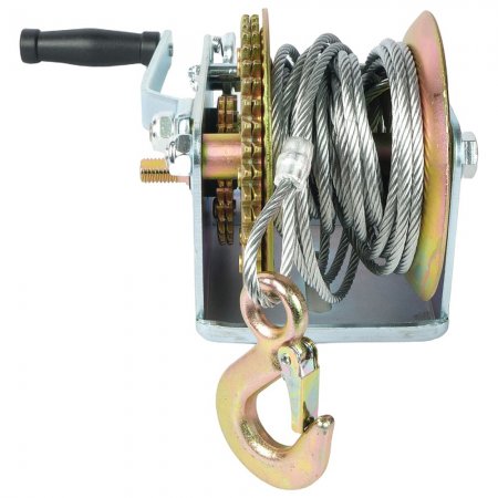 Лебедка ручная барабанная КАЛИБР Л-900 - Фото 10