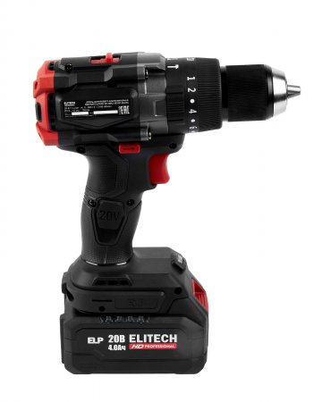 Аккумуляторная ударная дрель ELITECH HD CD20BL2(E2201.042.02) - Фото 3