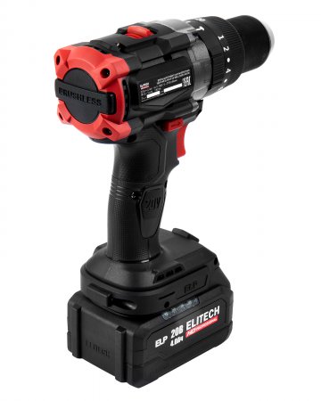 Аккумуляторная ударная дрель ELITECH HD CD20BL2(E2201.042.02) - Фото 2