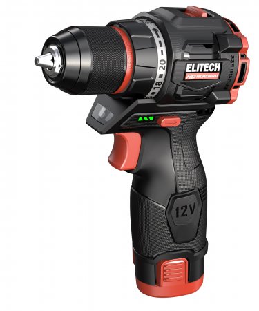 Аккумуляторная дрель ELITECH HD CD12L2(E2201.038.01)