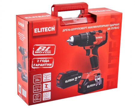 Аккумуляторная дрель ELITECH ДА21УБЛ2(E2201.048.02) - Фото 13 Аккумуляторная дрель ELITECH ДА21УБЛ2(E2201.048.02) - Фото 13