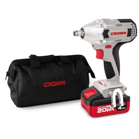 Аккумуляторный ударный гайковерт CROWN CT22015HX-4 TB - Фото 1 Аккумуляторный ударный гайковерт CROWN CT22015HX-4 TB - Фото 1