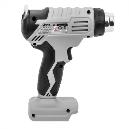 Аккумуляторный фен ИНТЕРСКОЛ ФЭА-200/18В 764.0.0.70 без АКБ и ЗУ - Фото 4 Аккумуляторный фен ИНТЕРСКОЛ ФЭА-200/18В 764.0.0.70 без АКБ и ЗУ - Фото 4