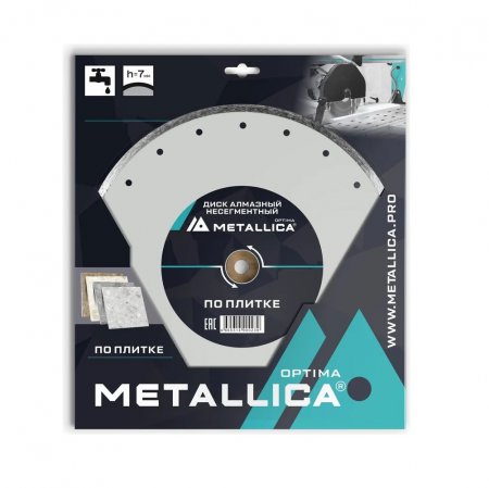 Диск алмазный сплошной METALLICA 900239 Диск алмазный сплошной METALLICA 900239