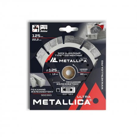 Диск алмазный турбо-сегментный METALLICA 900383 Диск алмазный турбо-сегментный METALLICA 900383