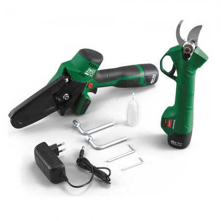 Аккумуляторный комплект: цепная пила+секатор STATUS SCB100-16Kit 07411401 - Фото 1 Аккумуляторный комплект: цепная пила+секатор STATUS SCB100-16Kit 07411401 - Фото 1