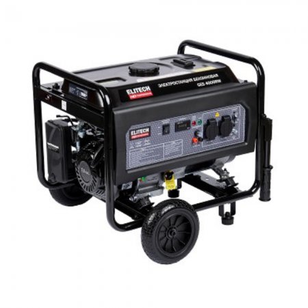 Генератор бензиновый ELITECH HD GES4000RW - Фото 1 Генератор бензиновый ELITECH HD GES4000RW - Фото 1