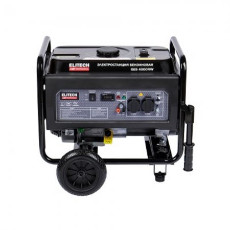 Генератор бензиновый ELITECH HD GES4000RW - Фото 6 Генератор бензиновый ELITECH HD GES4000RW - Фото 6