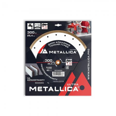 Диск алмазный METALLICA 900666