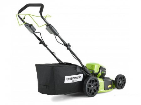 Аккумуляторная газонокосилка GREENWORKS GD60LM46SPK4 2502907UB - Фото 2