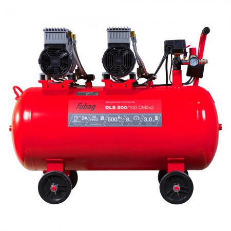 Компрессор безмасляный малошумный FUBAG OLS 500/100 CM2х2 646075 - Фото 4 Компрессор безмасляный малошумный FUBAG OLS 500/100 CM2х2 646075 - Фото 4