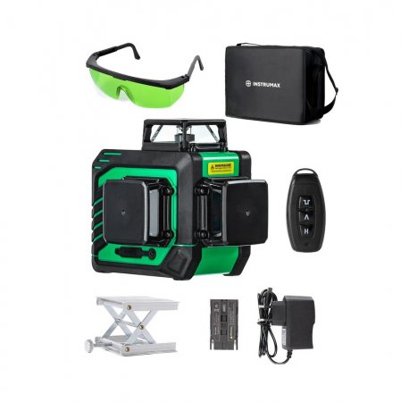 Лазерный нивелир INSTRUMAX GREENLINER 3-360 SET IM0149 - Фото 1